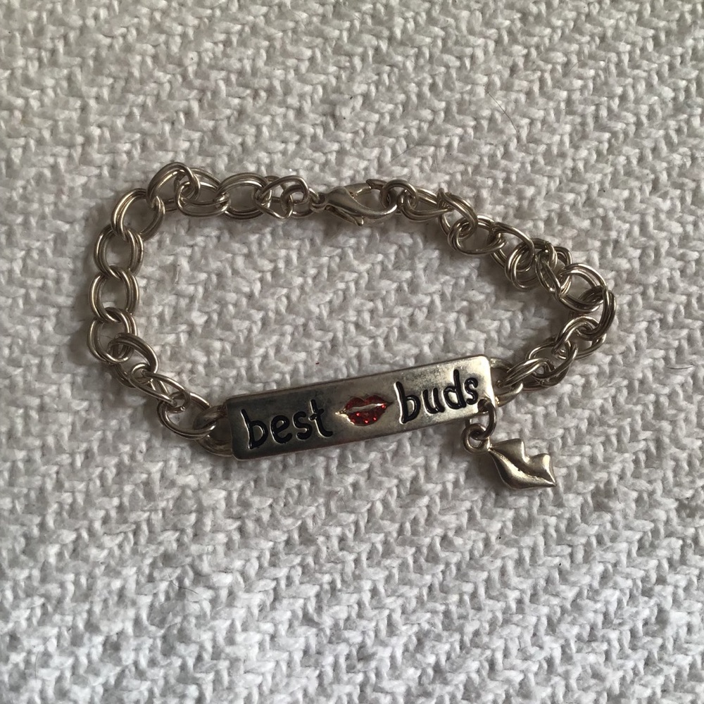 “Best Buds” chain link friendship bracelet